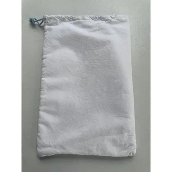 Christian Louboutin Dust Bag White Cotton Satin Drawstring Shoe Bag - Picture 2 of 7